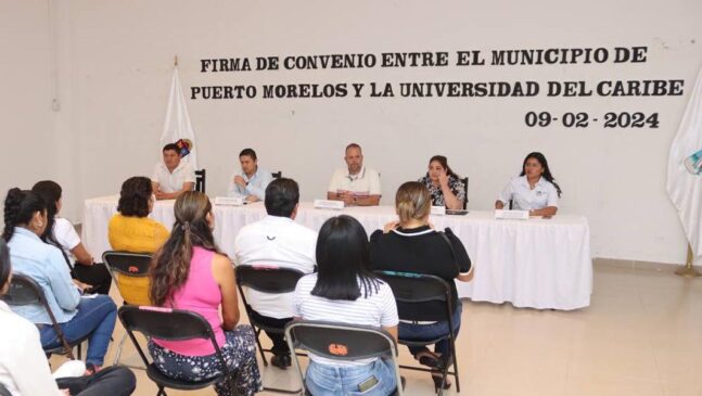 Convenio del gobierno de Puerto Morelos permitirá estudiar a trabajadores en la UNICARIBE